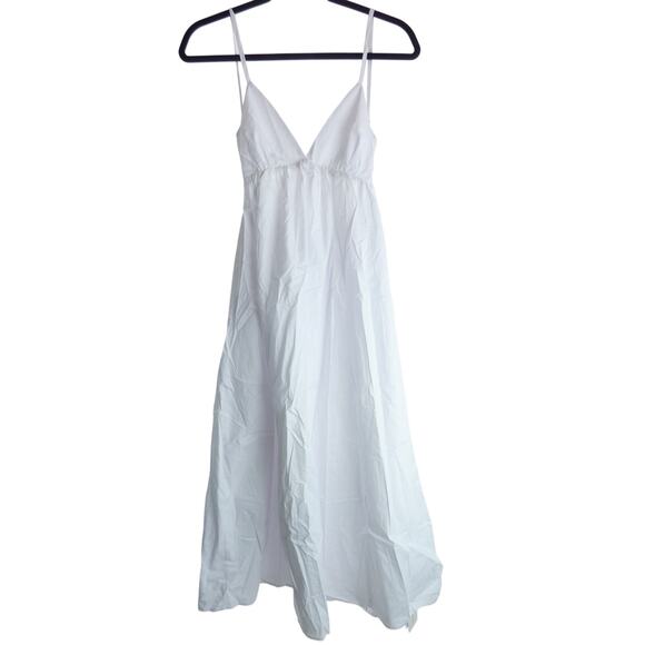 Commense Dresses & Skirts - NWT Commense Coastal Cowgirl White Open Back Long Dress